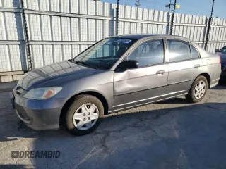 2005 Honda Civic VP z VIN 1HGES16355L019948, wystawiony jako Copart lot #52532045 z przebiegiem 261 402 mil mil oraz Czysty tytuł • Clean title. Historia ofert i sprzedaży dostępna na DreamBid. Obrazek 1.