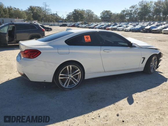 2019 BMW 4 Series 430i with VIN WBA4W3C57KAF92700, listed as a Copart auction lot 45311985 with 47,610 mi miles and Non Repairable. Bid and sale history available at carsss.com. Image 3.
