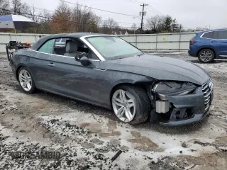 2019 Audi A5 Cabriolet Premium z VIN WAUWNGF59KN006471, wystawiony jako Copart lot #43563665 z przebiegiem 19 627 mil mil oraz Szkoda całkowita • Salvage title. Historia ofert i sprzedaży dostępna na DreamBid. Obrazek 4.
