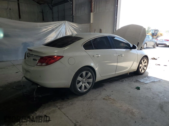 2012 Buick Regal Turbo Premium 1 with VIN 2G4GS5EV0C9212896, listed as a Copart auction lot 52195865 with 157,373 mi miles and Salvage title. Bid and sale history available at DreamBid. Image 3.
