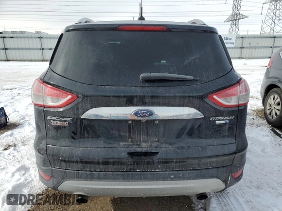 2016 Ford Escape Titanium with VIN 1FMCU9JX1GUB44723, listed as a Copart auction lot 45753105 with 124,118 mi miles and Salvage Title. Bid and sale history available at carsss.com. Image 6.