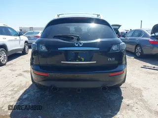 2005 Infiniti FX with VIN JNRAS08U65X109633, listed as a IAAI auction lot 41957837 with 153,370 mi miles. Bid and sale history available at carsss.com. Image 16.