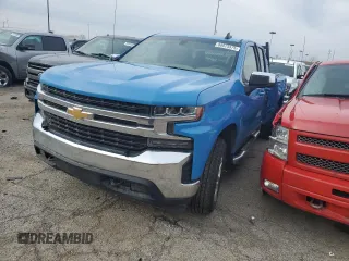 2021 Chevrolet Silverado 1500 LT with VIN 1GCRYDED2MZ159610, listed as a Copart auction lot 88875575 with 96,643 mi miles and Salvage Title. Bid and sale history available at DreamBid. Image 1.