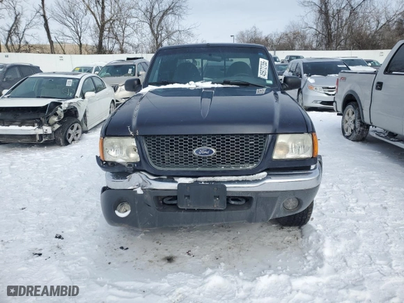 2002 Ford Ranger XL Fleet with VIN 1FTZR45E52PA99921, listed as a Copart auction lot 45972755 with 198,679 mi miles and Salvage Title. Bid and sale history available at carsss.com. Image 5.