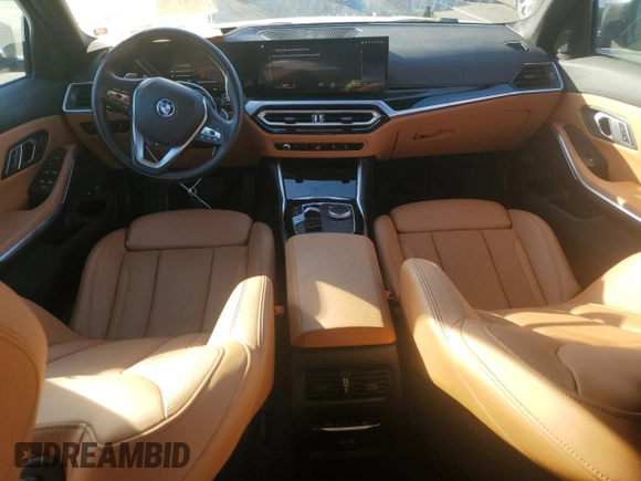 2023 BMW 3 Series 330e with VIN 3MW39FF03P8D33433, listed as a Copart auction lot 86197104 with 12,023 mi miles and Salvage Title. Bid and sale history available at carsss.com. Image 8.