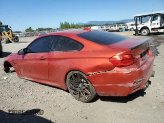 2017 BMW M4 with VIN WBS3R9C5XHK709123, listed as a Copart auction lot 61300524 with 78,129 mi miles and Salvage Title. Bid and sale history available at carsss.com. Image 2.