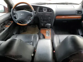 2002 Infiniti QX4 Luxury z VIN JNRDR09Y32W251563, wystawiony jako Copart lot #76409483 z przebiegiem 118 273 mil mil oraz Szkody całkowita. Historia ofert i sprzedaży dostępna na DreamBid. Obrazek 8.