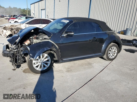 2018 Volkswagen Beetle S with VIN 3VW5DAATXJM515995, listed as a Copart auction lot 83207354 with Not provided miles and Salvage title. Bid and sale history available at DreamBid. Image 1.