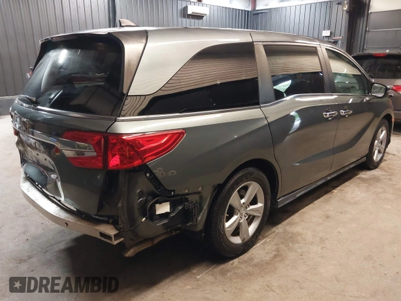 2019 Honda Odyssey EX with VIN 5FNRL6H53KB076088, listed as a IAAI auction lot 42481693 with 47,518 mi miles and . Bid and sale history available at DreamBid. Image 4.