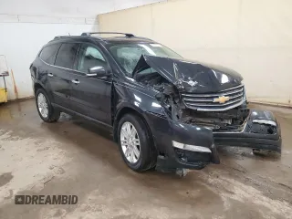 2015 Chevrolet Traverse LT with VIN 1GNKVGKD0FJ322649, listed as a Copart auction lot 52002055 with 129,240 mi miles and Clean title. Bid and sale history available at DreamBid. Image 4.
