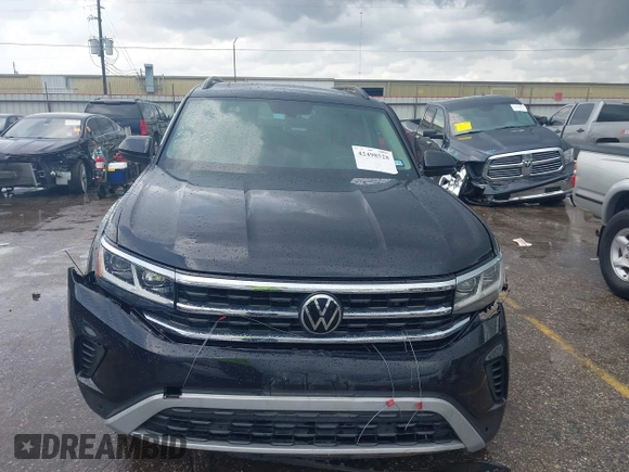 2021 Volkswagen Atlas SE with VIN 1V2JR2CA9MC595833, listed as a IAAI auction lot 42498528 with 69,670 mi miles and . Bid and sale history available at DreamBid. Image 12.