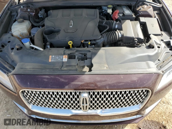 2017 Lincoln Continental Select with VIN 1LN6L9SP5H5623804, listed as a Copart auction lot 51661495 with 180,616 mi miles and Salvage title. Bid and sale history available at DreamBid. Image 11.