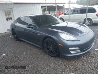 2012 Porsche Panamera with VIN WP0AA2A72CL072121, listed as a IAAI auction lot 41203583 with 130,466 mi miles and . Bid and sale history available at DreamBid. Image 1.