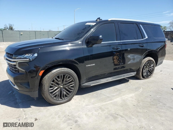2021 Chevrolet Tahoe LT with VIN 1GNSCNKD8MR120313, listed as a Copart auction lot 48130755 with 0 mi miles and Clean Title. Bid and sale history available at carsss.com. Image 1.