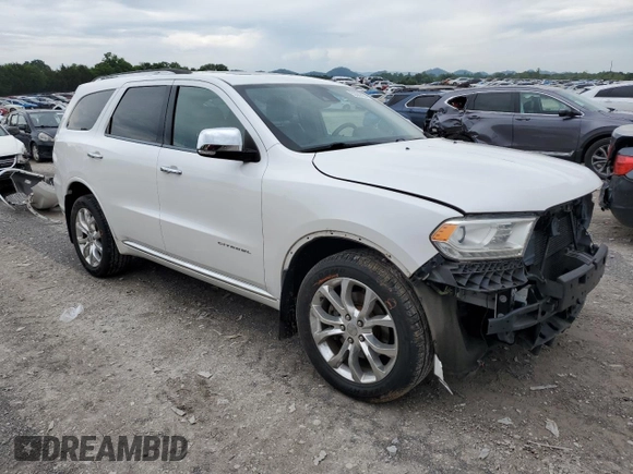 2017 Dodge Durango Citadel with VIN 1C4RDJEG5HC691320, listed as a Copart auction lot 55360505 with 150,533 mi miles and Salvage title. Bid and sale history available at DreamBid. Image 4.