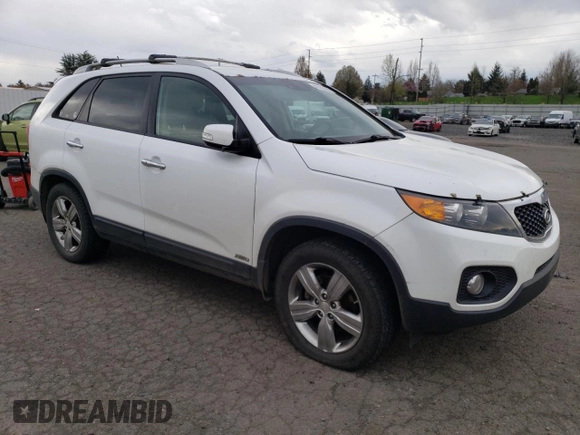 2013 Kia Sorento EX with VIN 5XYKUCA62DG406430, listed as a Copart auction lot 49768465 with 106,438 mi miles and Salvage Title. Bid and sale history available at carsss.com. Image 4.