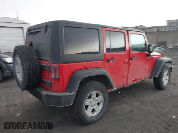2018 Jeep Wrangler JK Unlimited Sport with VIN 1C4BJWDG0JL807344, listed as a IAAI auction lot 41440494 with 46,300 mi miles. Bid and sale history available at carsss.com. Image 4.