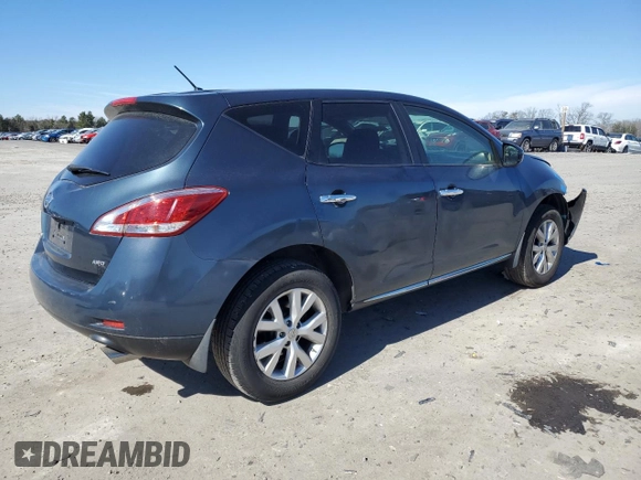2013 Nissan Murano SV with VIN JN8AZ1MW1DW308834, listed as a Copart auction lot 46467555 with 151,686 mi miles and Salvage Title. Bid and sale history available at carsss.com. Image 3.