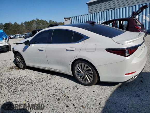 2022 Lexus ES with VIN 58AFZ1B17NU121978, listed as a Copart auction lot 87609365 with 999,999 mi miles and Clean Title. Bid and sale history available at carsss.com. Image 2.