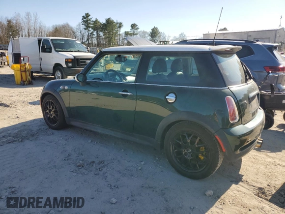 2005 MINI Hardtop S с VIN WMWRE33485TD91770, выставлен на аукционе Copart как лот 53641335 с пробегом 130 450 миль миль и Чистый • Clean title. История ставок и продаж доступна на DreamBid. Изображение 2.