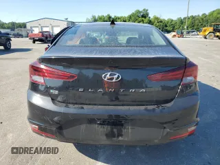 2020 Hyundai Elantra SEL with VIN 5NPD84LF7LH543760, listed as a Copart auction lot 55917154 with 112,425 mi miles and Salvage Title. Bid and sale history available at carsss.com. Image 6.