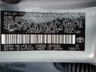 2012 Toyota Prius z VIN JTDKN3DP1C3029819, wystawiony jako Copart lot #56857215 z przebiegiem 166 571 mil mil oraz Szkoda całkowita • Salvage title. Historia ofert i sprzedaży dostępna na DreamBid. Obrazek 13.