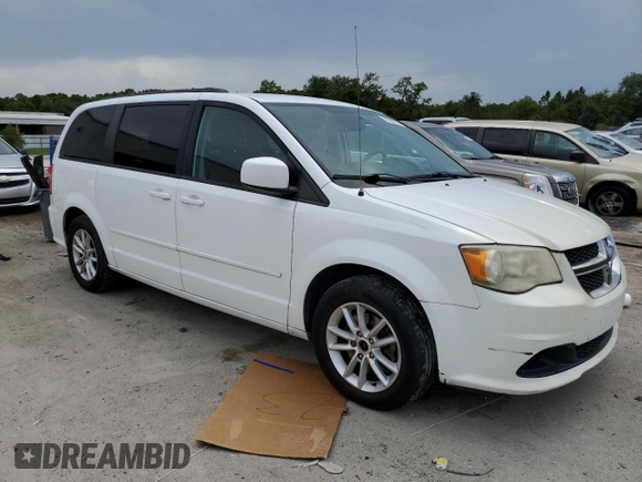 2014 Dodge Grand Caravan SXT z VIN 2C4RDGCG7ER214087, wystawiony jako Copart lot #61096815 z przebiegiem 131 241 mil mil oraz Czysty tytuł • Clean title. Historia ofert i sprzedaży dostępna na DreamBid. Obrazek 4.