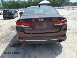 2018 Kia Optima LX with VIN 5XXGT4L31JG212456, listed as a Copart auction lot 48564755 with 175,341 mi miles and Salvage Title. Bid and sale history available at DreamBid. Image 6.