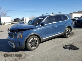 2023 Kia Telluride S with VIN 5XYP64GC6PG381555, listed as a Copart auction lot 88822305 with 18,076 mi miles and Salvage Title. Bid and sale history available at carsss.com. Image 1.