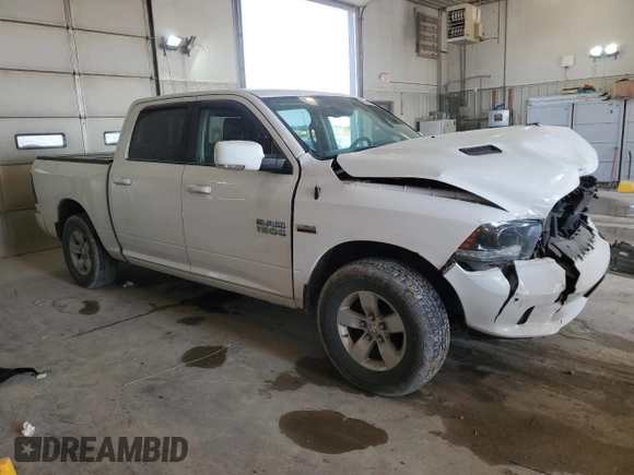 2015 Ram 1500 Sport with VIN 1C6RR7MT3FS549903, listed as a Copart auction lot 65462414 with 162,509 mi miles and Salvage title. Bid and sale history available at DreamBid. Image 4.