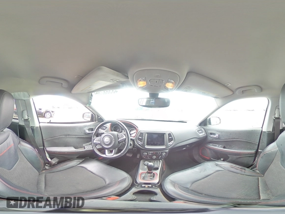 2019 Jeep Compass Trailhawk with VIN 3C4NJDDB4KT790351, listed as a Copart auction lot 48588285 with 67,417 mi miles and Salvage Title. Bid and sale history available at DreamBid. Image 13.