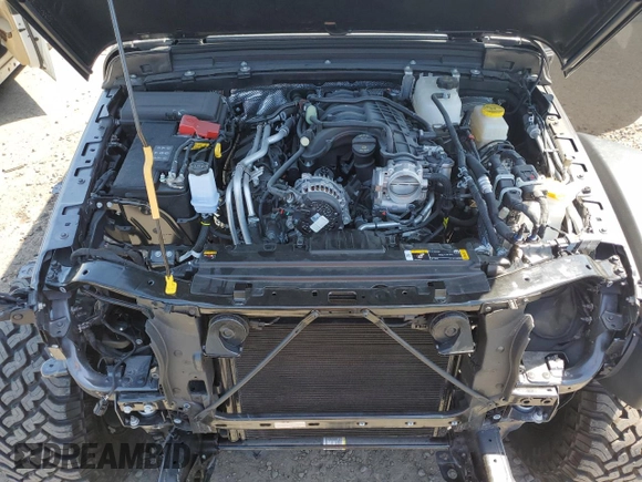 2024 Jeep Wrangler Willys with VIN 1C4PJXDG2RW300449, listed as a Copart auction lot 54367845 with 345 mi miles and Salvage title. Bid and sale history available at DreamBid. Image 12.