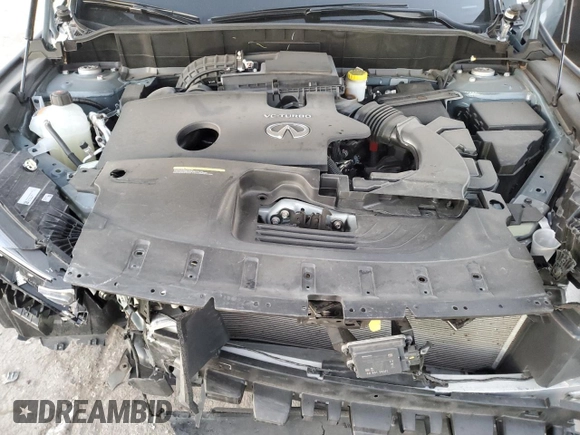 2024 Infiniti QX55 Luxe with VIN 3PCAJ5JR4RF104646, listed as a Copart auction lot 82784634 with 14,088 mi miles and Salvage Title. Bid and sale history available at DreamBid. Image 14.