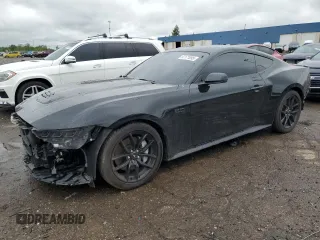 2024 Ford Mustang GT с VIN 1FA6P8CF1R5404600, выставлен на аукционе Copart как лот 57171095 с пробегом 19 121 миль миль и Списание • Salvage title. История ставок и продаж доступна на DreamBid. Изображение 1.