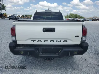 2021 Toyota Tacoma 4WD SR5 with VIN 3TYDZ5BNXMT001810, listed as a Copart auction lot 50374645 with 38,362 mi miles and Non Repairable. Bid and sale history available at carsss.com. Image 6.