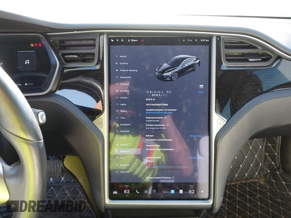 2018 Tesla Model S 75D with VIN 5YJSA1E28JF273809, listed as a IAAI auction lot 42029434 with 85,972 mi miles and . Bid and sale history available at DreamBid. Image 18.