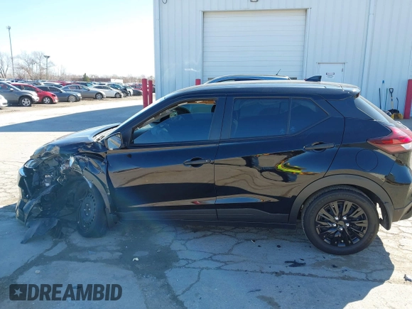 2021 Nissan Kicks S with VIN 3N1CP5BV6ML540480, listed as a IAAI auction lot 41822119 with 34,241 mi miles. Bid and sale history available at carsss.com. Image 15.