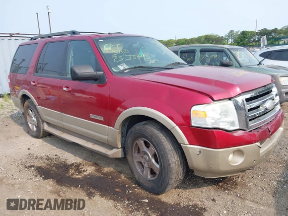 2007 Ford Expedition Eddie Bauer with VIN 1FMFU18577LA36874, listed as a IAAI auction lot 42417680 with Not provided miles and . Bid and sale history available at DreamBid. Image 1.