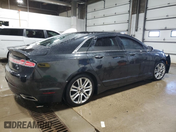 2014 Lincoln MKZ with VIN 3LN6L2GK6ER825015, listed as a Copart auction lot 53108575 with 0 mi miles and Salvage Title. Bid and sale history available at carsss.com. Image 3.