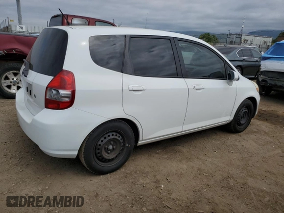 2007 Honda Fit with VIN JHMGD38437S015584, listed as a Copart auction lot 53328825 with 141,664 mi miles and Salvage Title. Bid and sale history available at carsss.com. Image 3.