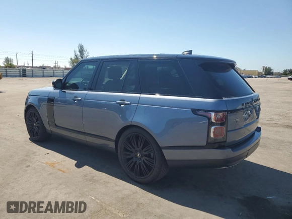 2020 Land Rover Range Rover P525 HSE with VIN SALGS2SE2LA414448, listed as a Copart auction lot 56851715 with 40,748 mi miles and Salvage title. Bid and sale history available at DreamBid. Image 2.