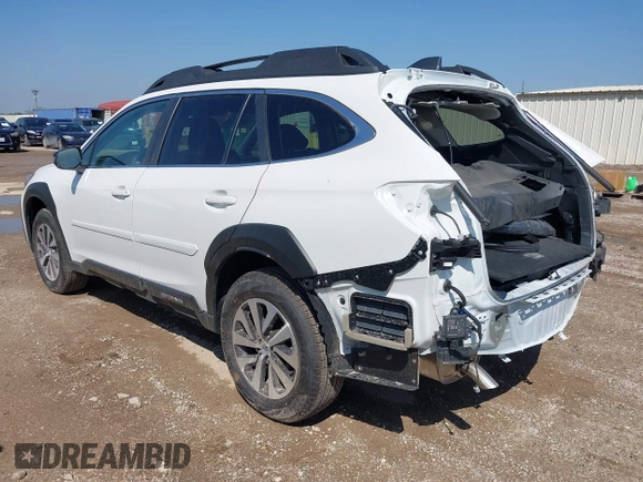 2025 Subaru Outback Premium with VIN 4S4BTADC9S3235536, listed as a IAAI auction lot 42313570 with 123 mi miles and . Bid and sale history available at DreamBid. Image 3.
