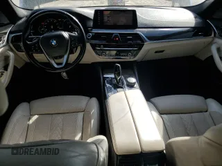2019 BMW 5 Series 530e xDrive with VIN WBAJB1C56KB375178, listed as a Copart auction lot 46592325 with 114,419 mi miles and Salvage title. Bid and sale history available at DreamBid. Image 8.