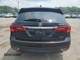 2015 Acura MDX Technology with VIN 5FRYD4H47FB013567, listed as a Copart auction lot 59262595 with 63,916 mi miles and Salvage title. Bid and sale history available at DreamBid. Image 6.