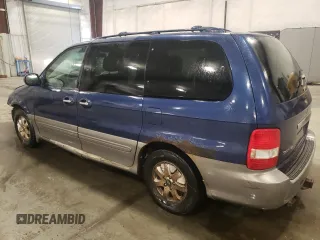 2005 Kia Sedona LX with VIN KNDUP132556681132, listed as a Copart auction lot 45687035 with 226,291 mi miles and Non Repairable. Bid and sale history available at carsss.com. Image 2.