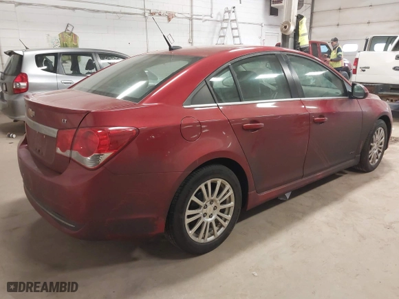 2011 Chevrolet Cruze LT w/2LT with VIN 1G1PG5S9XB7213897, listed as a IAAI auction lot 42062099 with 91,907 mi miles. Bid and sale history available at carsss.com. Image 4.