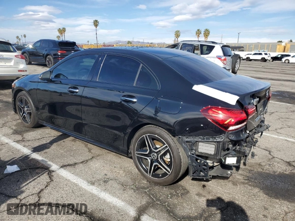 2022 Mercedes-Benz A 220 with VIN W1K3G4EB3NJ357626, listed as a Copart auction lot 42387845 with 32,358 mi miles and Salvage Title. Bid and sale history available at DreamBid. Image 2.