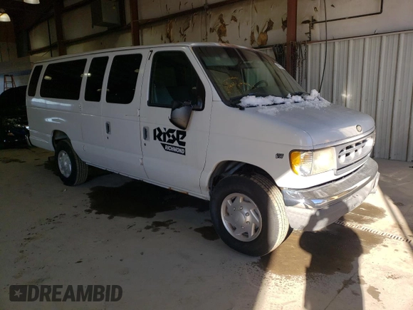 1999 Ford Econoline Passenger XL with VIN 1FBSS31L0XHB37226, listed as a Copart auction lot 46419355 with 51,209 mi miles and Clean Title. Bid and sale history available at DreamBid. Image 4.