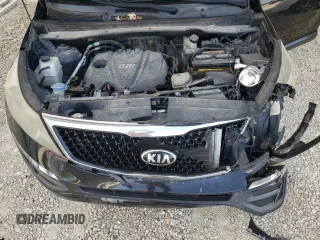 2016 Kia Sportage LX with VIN KNDPBCAC8G7826583, listed as a Copart auction lot 52430045 with 77,223 mi miles and Salvage Title. Bid and sale history available at carsss.com. Image 12.