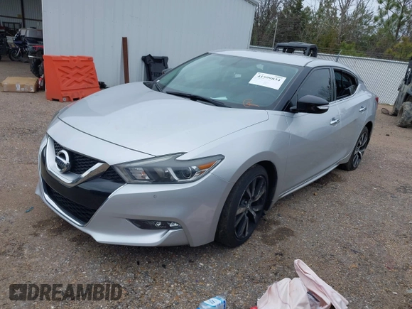 2016 Nissan Maxima SL with VIN 1N4AA6AP4GC383276, listed as a IAAI auction lot 41599834 with 47,098 mi miles and . Bid and sale history available at DreamBid. Image 2.
